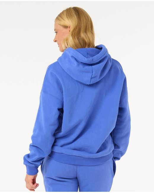 Rip Curl Blue Kapuzenpullover Varsity Hoodie