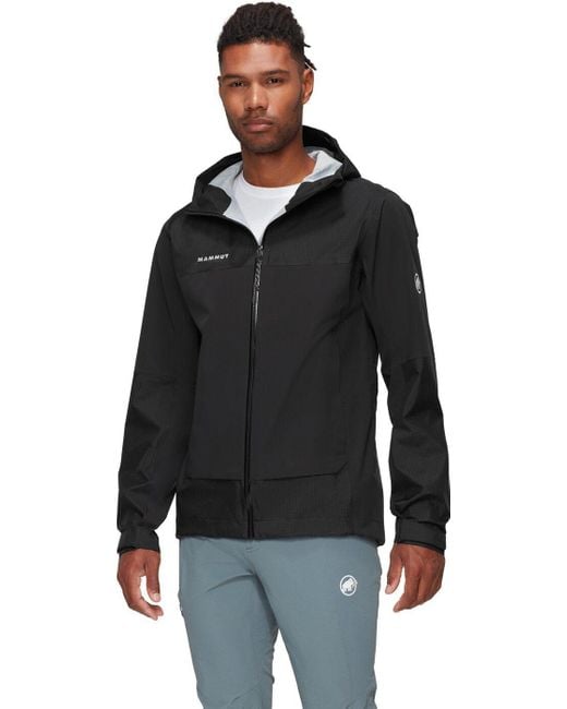 Mammut Funktionsjacke Ducan Guide HS Hooded Jacket Men BLACK für Herren