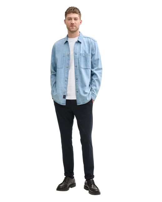 Tom Tailor Langarmhemd in Blue für Herren