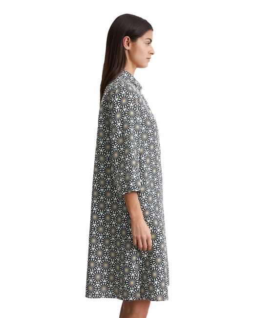 Marc O' Polo Gray Midikleid mit Print-Muster