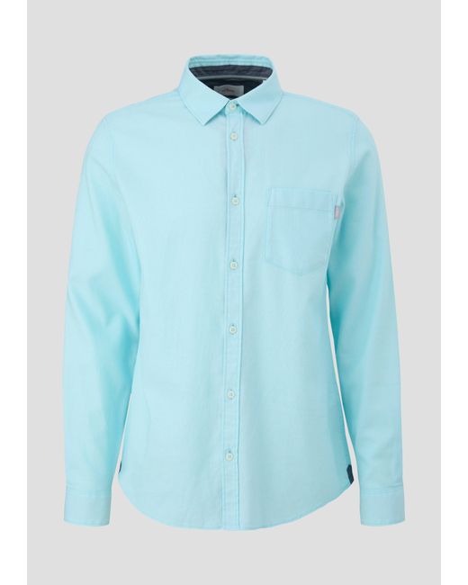 S.oliver Langarmhemd Hemd im Slim Fit in Blue für Herren