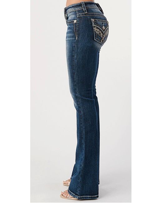 Miss Me Blue Bootcut-Jeans