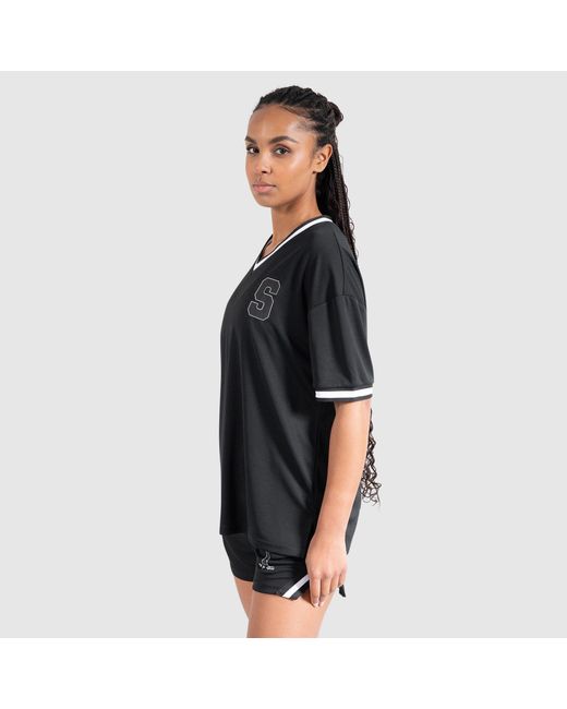 Smilodox Black T-Shirt Triple Thrive Oversize
