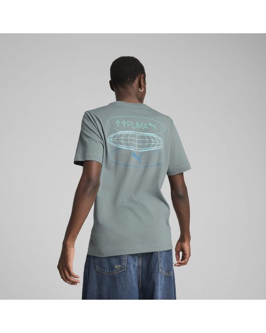 PUMA Graphics 3 Circles T-Shirt in Blue für Herren