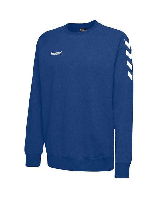 Hummel Go Cotton Sweatshirt in Blue für Herren