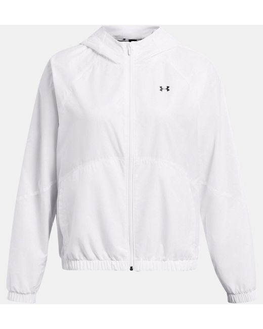 Under Armour White ® Laufjacke UA Rival Sport Windbreak Jkt-W