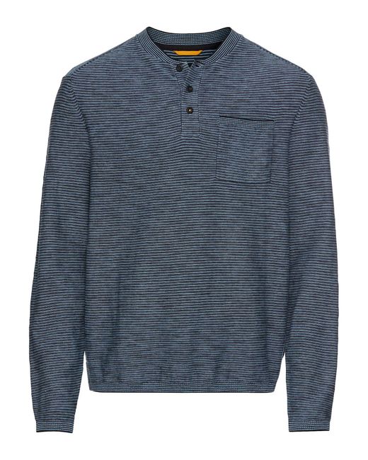 Camel Active Langarmshirt in Blue für Herren