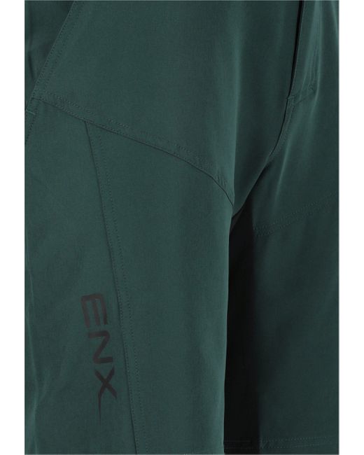 Endurance Radhose Benal im praktischen 2-in-1-Design in Green für Herren