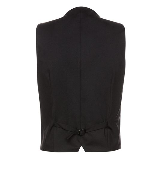 Karl Lagerfeld Anzugweste Waistcoat Character (1-tlg) in Black für Herren