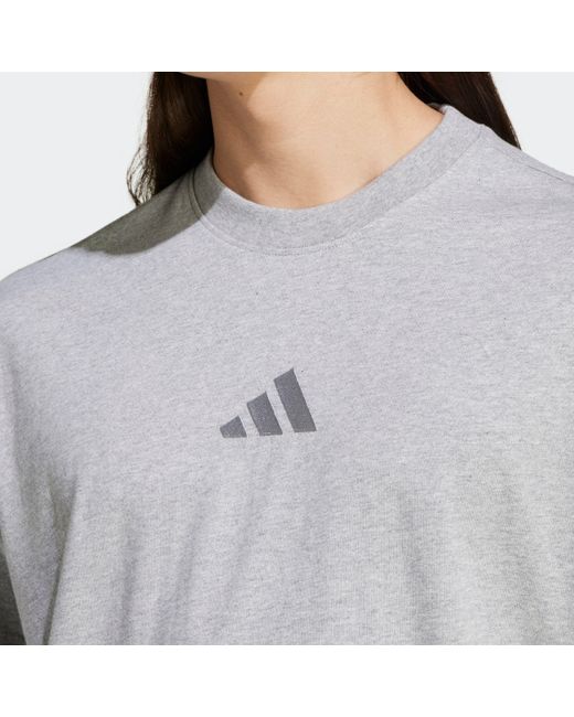 Adidas Shirt M A SZN T in Gray für Herren