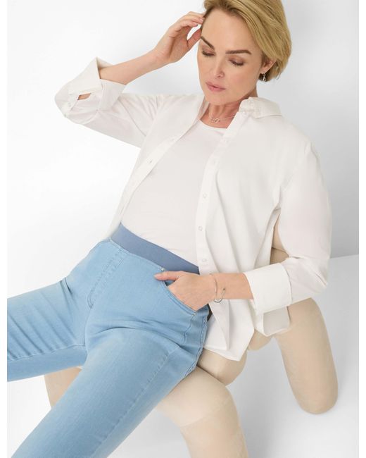 RAPHAELA by BRAX Blue Bequeme Jeans Style CARINA