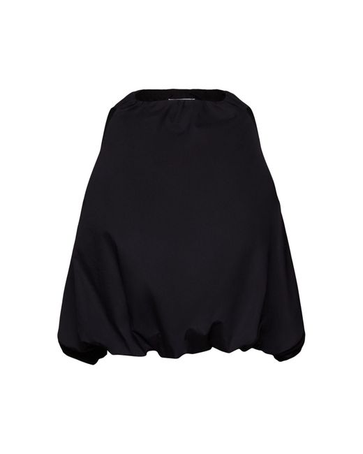 Esprit Black Blusentop Popeline-Bluse in bauschiger Silhouette