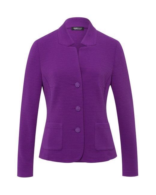 FRANK WALDER Purple Jackenblazer