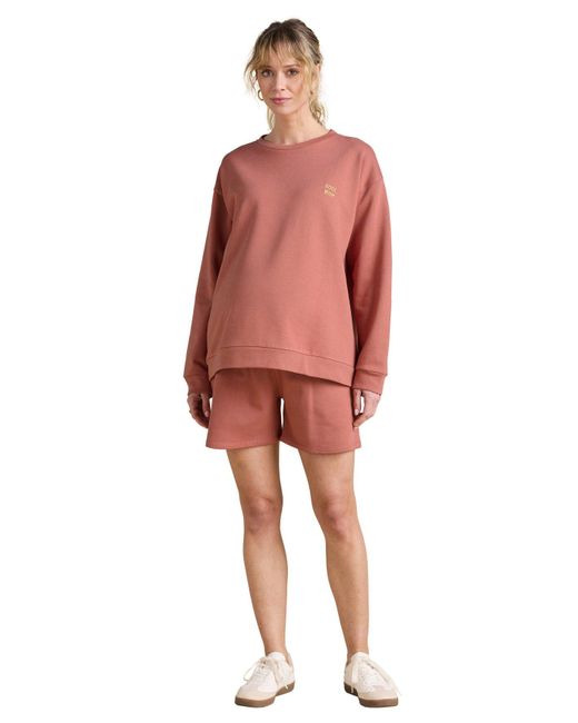 Envie de Fraise Pink Umstands-Set aus Sweatshirt COOL MOM & Sweatshorts