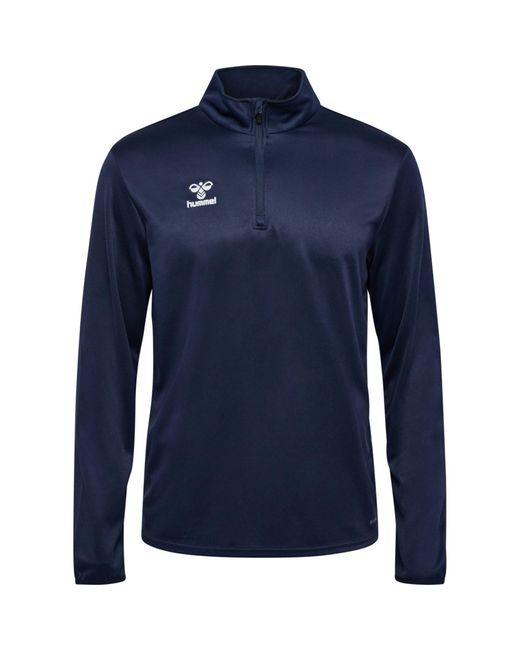 Hummel Langarmshirt hmlEssential 1/2-Zip 224545 in Blue für Herren