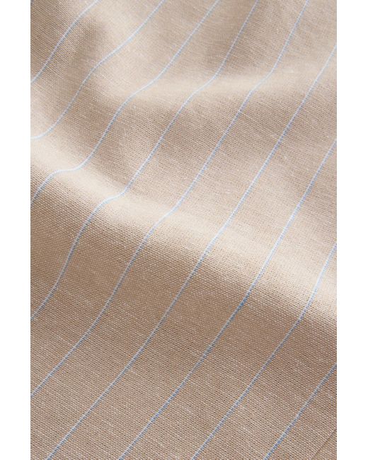 Next Natural Anzughose N. Premium Hose mit weitem Bein, Streifen (1-tlg)