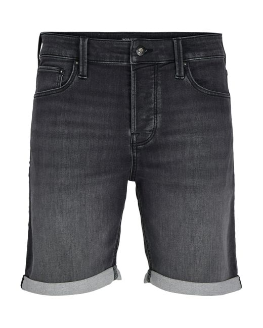 Jack & Jones JJIRICK JJICON I.K. SHORTS GE 062 SN im Five-Pocket Style in Black für Herren