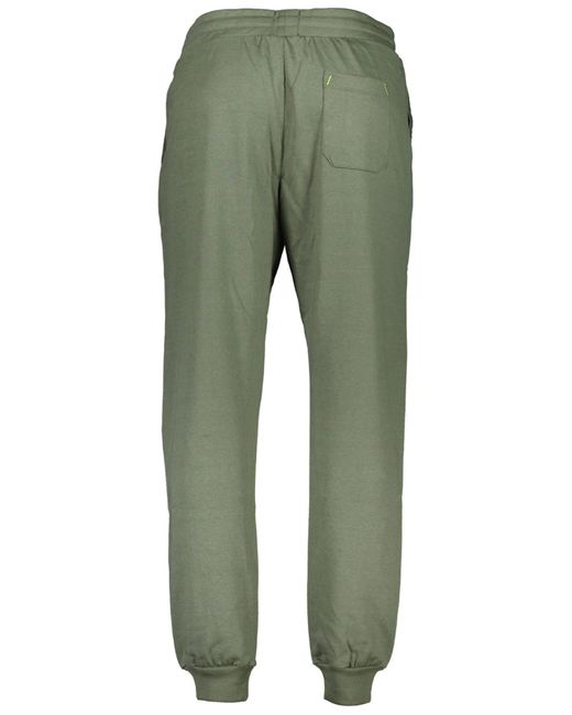 Gianmarco Venturi 5-Pocket-Hose Grüne -Sporthose: Elastisch, 3 Taschen, Stickdetails in Green für Herren