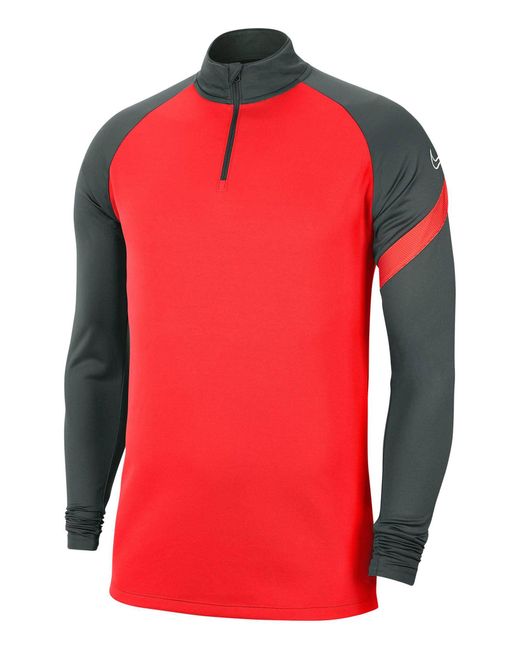 Nike Sweatshirt Fußballoberteil DRI-FIT ACADEMY Langarm (1-tlg) in Red für Herren