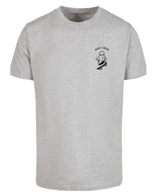 F4NT4STIC T-Shirt Boo Crew Halloween Print in Grau für Herren | Lyst DE