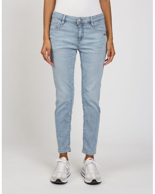 Gang Blue Relax-fit-Jeans 94AMELIE CROPPED in 5-Pocket-Style