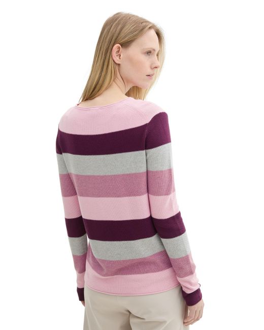 Tom Tailor Red Strickpullover