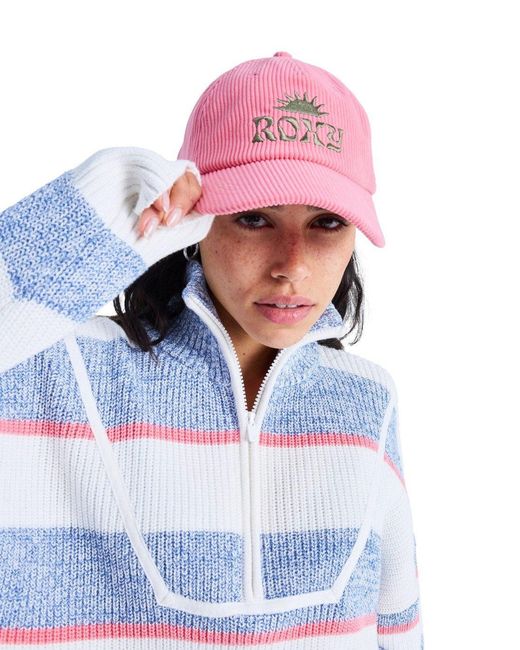 Roxy White Baseball Cap Brave Lineup