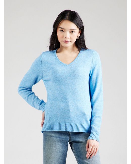 Vila Blue Strickpullover VIRil (1-tlg) Plain/ohne Details