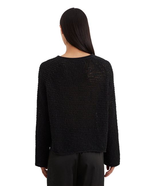 Marc O' Polo Black Strickpullover aus Effektgarn