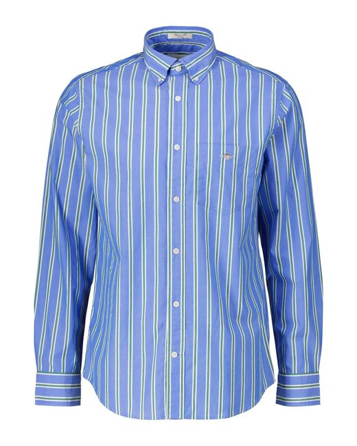 Gant Hemd CLASSIC POPLIN Regular Fit in Blue für Herren