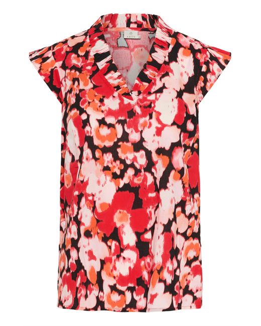 Kaffe Red Kurzarmbluse Kurzarm-Bluse BPissa