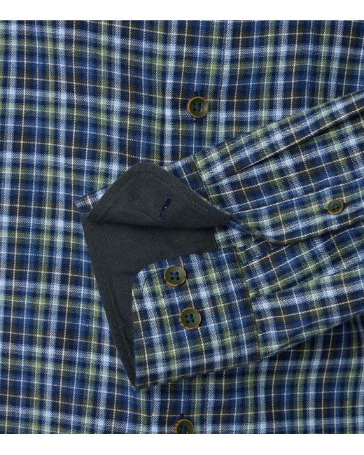 Redmond Langarmhemd in Blue für Herren