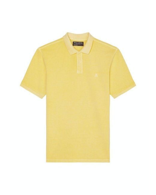 Marc O' Polo ' T-Shirt Marc O ́ Men / He.Polo / Poloshirt, short sleeve, rib detail in Yellow für Herren