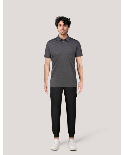 Meru Poloshirt (1-tlg) in Black für Herren