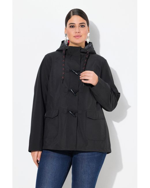 Ulla Popken Blue Softshelljacke HYPRAR Softshell-Jacke wasserabweisend