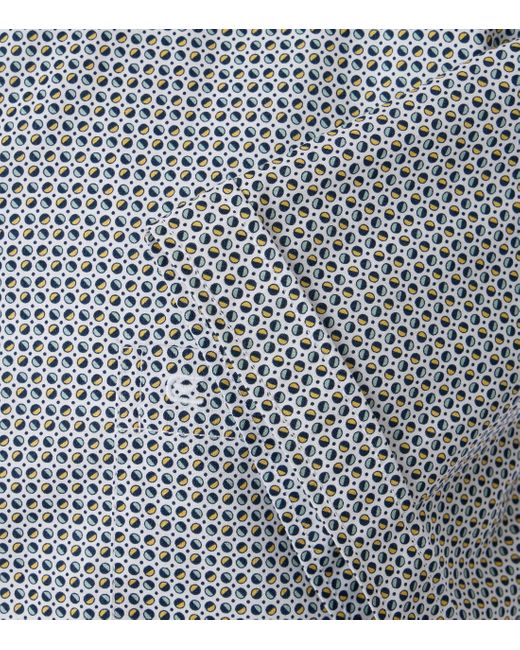CASA MODA Kurzarmhemd Kent Comfort Fit 1/2Arm 102 blau in Gray für Herren