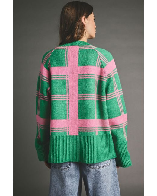 Next Green Strickpullover Weihnachtspullover (1-tlg)