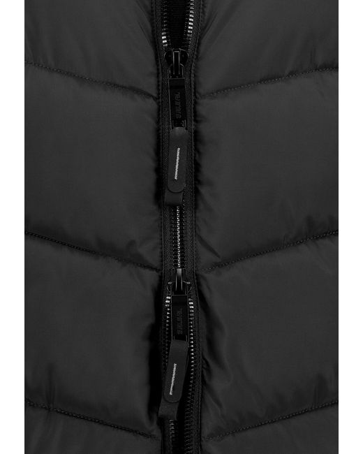 Sublevel Black Winter Jacke Parka Steppjacke Steppmantel Wintermantel Lange Mantel