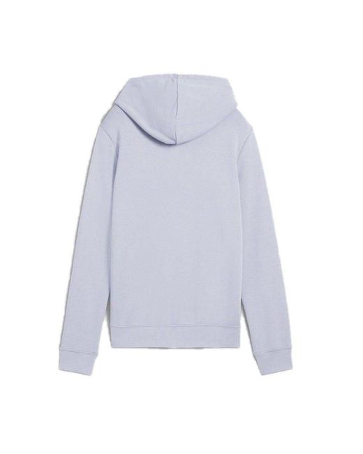 PUMA White Sweatshirt ESS No. 1 Logo Hoodie TR (s)