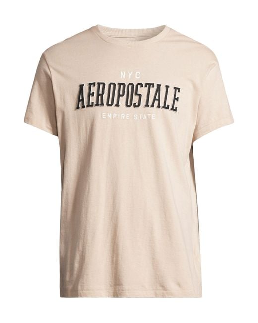 Aéropostale T-Shirt (1-tlg) in Natural für Herren
