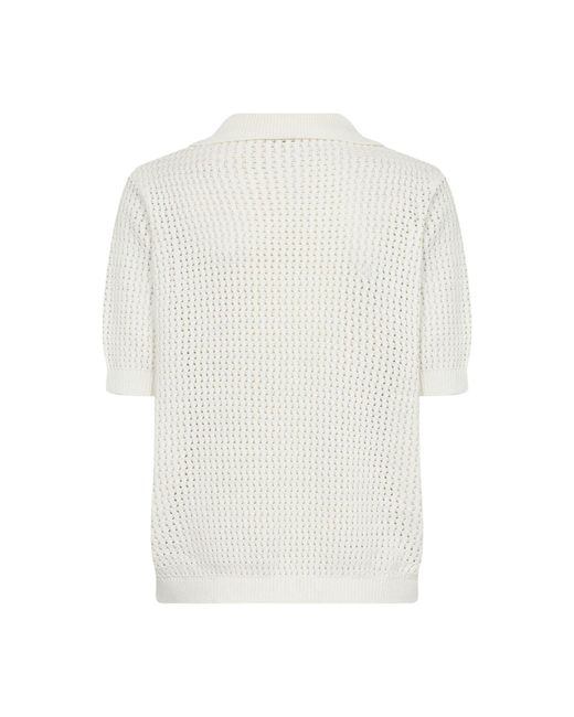 Soya Concept White Kurzarmpullover SC-DENEFA 3
