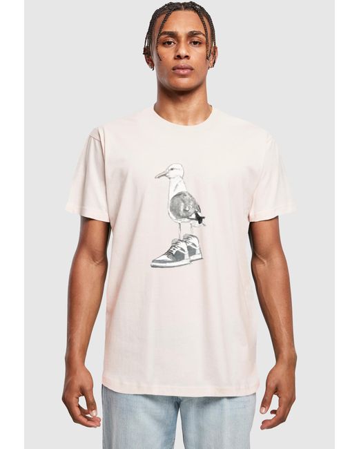 Mister Tee T-Shirt Seagull Sneakers Tee (1-tlg) in Natural für Herren