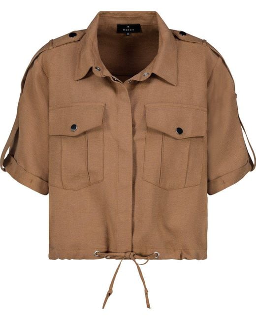 Monari Brown Jackenblazer Bluse