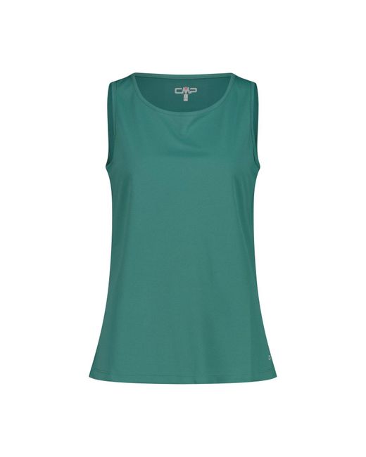 CMP Green Tanktop Shirt WOMAN SLEEVELESS Top 39T5666