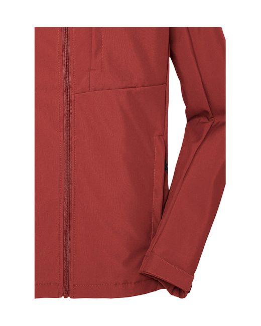 Killtec KOS 103 MN SFTSHLL JCKT Wasserabweisende, winddichte Softshelljacke, PFAS-frei imprägniert in Red für Herren