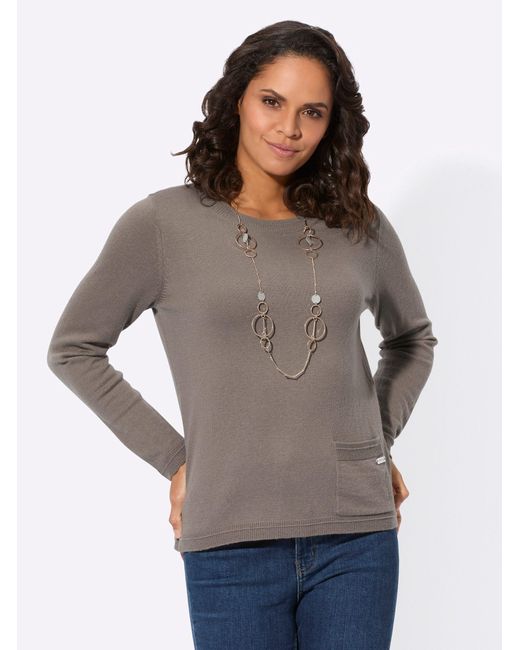 WITT Gray Strickpullover Pullover