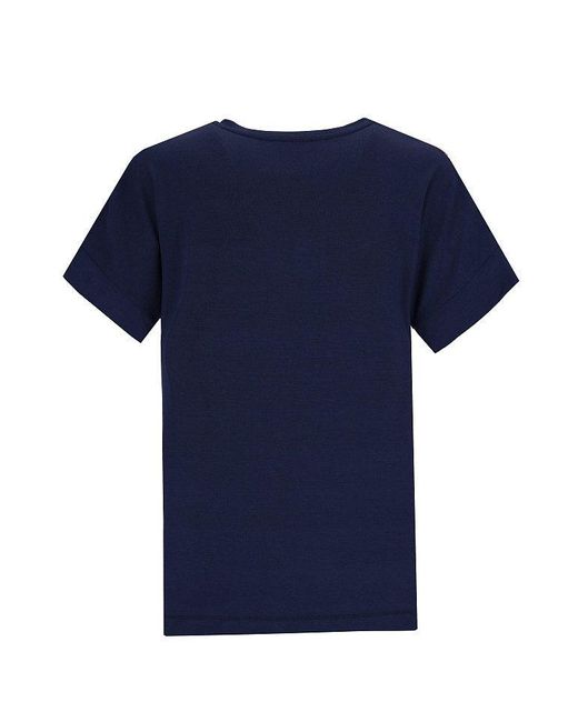 Hajo Red T- Shirt 1/2 Arm Blousonform Ikat-Print