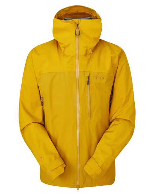 Rab Funktionsjacke Latok Mountain GORE-TEX Pro Regenjacke in Yellow für Herren