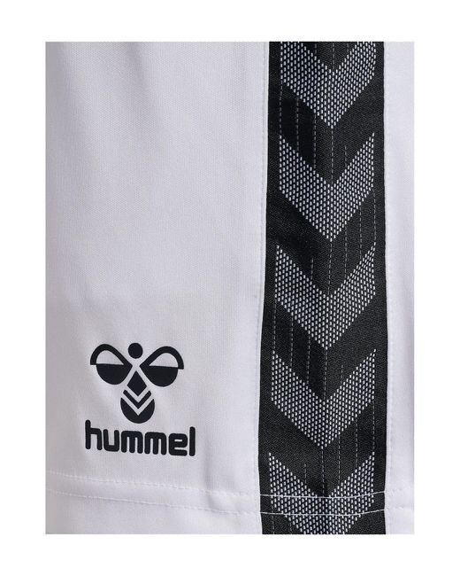 Hummel Blue T-Shirt AUTHENTIC PL Short Shorts Polyester