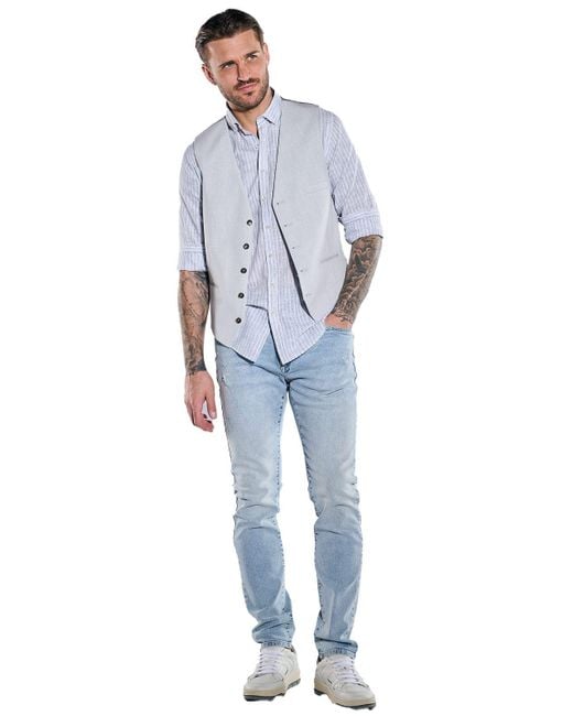 emilio adani Anzugweste Sakko-Weste slim fit in Gray für Herren
